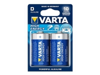 Produktfoto för Varta High Energy 4920 - Batteri 2 x D - alkaliskt - 16500 mAh