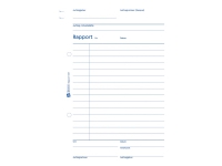 Avery Zweckform - Rapportskjema - 100 ark - A5 Papir & Emballasje - Spesial papir - Fortrykte skjemaer