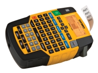 DYMO Rhino 4200 - Etikettmaker - S/H - termotransfer - Rull (1,9 cm) - 180 dpi - inntil 15 mm/sek - kutter - gul Skrivere & Scannere - Andre kontormaskiner - Labelskrivere
