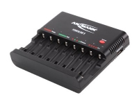 ANSMANN Powerline 8 - Batterilader / strømadapter - 8 x batterier lader (USB) Strøm artikler - Batterier - Batterilader