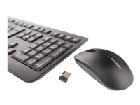 CHERRY DW 3000 - Tastatur- og mussett - trådløs - RF, 2.4 GHz - Fransk - svart PC tilbehør - Mus og tastatur - Tastatur