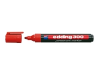 Marker Edding® 300 rød 1.5-3.0 mm (stk.) Skriveredskaper - Markør - Permanenttusj