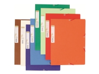 Exacompta Forever - 3-fliksmappe - for A4 - assorterte farger (en pakke 25) Arkivering - Elastikmapper & Chartekker - Elastiske mapper