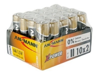 ANSMANN X-POWER Mignon AA - Batteri 2 x AA-type - Alkalisk (en pakke 10) PC tilbehør - Ladere og batterier - Diverse batterier