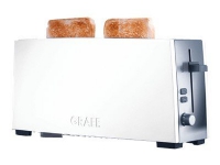 Graef TO 91 - Brødrister - elektrisk - 2 skive - 1 Holdere - hvid