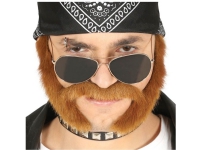 Brunt skæg med bakkenbarter Leker - Rollespill - Kostyme tilbehør