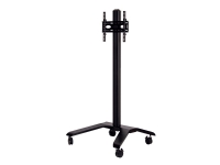 B-TECH BT8562 - Vogn - for flatpanel - universal - svart - skjermstørrelse: inntil 75 - monteringsgrensesnitt: inntil 600 x 400 mm