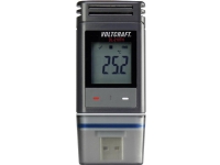 VOLTCRAFT DL-210TH Temperatur-datalogger Fugtigheds-datalogger Mål Temperatur Luftfugtighed -30 til +60 °C 0 til 100 % rF PDF-funktion