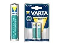 Varta Professional PhonePower - Batteri 2 x AA typ NiMH 1700 mAh