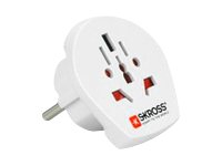 Bilde av Microconnect Skross - Strømkoblingsadapter - Hvit - Europa