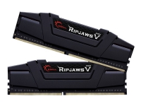 G.Skill Ripjaws V - DDR4 - sett - 64 GB: 2 x 32 GB - DIMM 288-pin - 3200 MHz / PC4-25600 - CL14 - 1.45 V - ikke-bufret - ikke-ECC - klassisk svart PC-Komponenter - RAM-Minne - DDR4