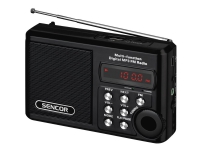 Sencor SRD 215 B - Personlig radio - svart TV, Lyd & Bilde - Stereo - Radio (DAB og FM)