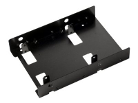 SilverStone SST-SDP08 - Uttagbar harddiskramme - fra 3,5 til 2,5 - svart nikkel PC & Nettbrett - Tilbehør til servere - Diverse