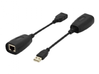 DIGITUS DA-70139-2 Transmitter and Receiver Units - USB-utvider - USB, USB 2.0 - opp til 45 m TV, Lyd & Bilde - Annet tilbehør - Audio & Video Forlenger