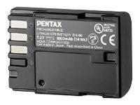 Pentax D LI90 - Kamerabatteri - Li-Ion - for Pentax 645D, D-BG4, K-01, K-1, K-1 II, K-3, K-3 II, K-5, K-5 II, K-5 IIs, K-7, K-BC90E Foto og video - Foto- og videotilbehør - Batteri og ladere