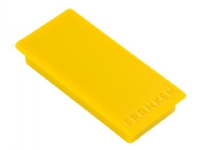 FRANKEN - Magnet - rektangel - 2.3 x 5 cm - gul (en pakke 10)