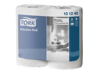 Tork Plus - Papirklut - 280 ark - rull - 39.2 m - hvit (en pakke 2) Rengjøring - Tørking - Håndkle & Dispensere
