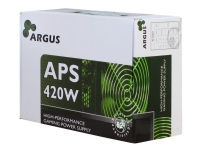 Argus APS-420W - Strømforsyning (intern) - ATX12V 2.31 - AC 115/230 V - 420 watt - aktiv PFC PC tilbehør - Ladere og batterier - PC/Server strømforsyning