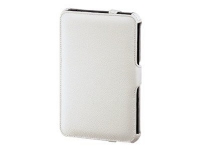 Hama Flap Case - Eske for nettbrett - ekte skinn - hvit - for Samsung Galaxy Tab PC & Nettbrett - Nettbrett tilbehør - Deksel & vesker