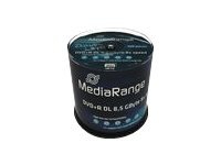 MediaRange - 100 x DVD+R DL - 8,5 GB 8x - spindel PC-Komponenter - Harddisk og lagring - Lagringsmedium