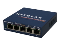 NETGEAR GS105 - Switch - 5 x 10/100/1000 - stasjonær PC tilbehør - Nettverk - Switcher