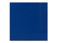 Duni - Serviett - Størrelse 33 x 33 cm - avhendbar - mørk blå (en pakke 125) Catering - Duker & servietter - Servietter