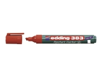 edding 383 flipchart - Markør - for flippover - rød - vannbasert blekk - 1-5 mm Skriveredskaper - Markør - Flipovermarkør