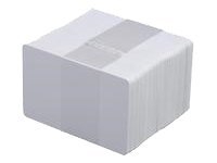 Evolis Classic Blank Cards - Polyvinylklorid (PVC) - 20 milli-incher - hvit - 100 kort kort (en pakke 5) - for Evolis Dualys Basic, Dualys Mag ISO, Pebble Basic, Pebble Mag ISO, Primacy 2, TATTOO2 Papir & Emballasje - Markering - Plast kort