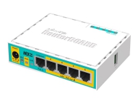 MikroTik RouterBOARD hEX lite RB750UPr2 - - ruter - 4-portssvitsj PC tilbehør - Nettverk - Rutere og brannmurer