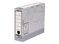 Bankers Box System - Boksfil - bokryggbredde: 80 mm - for A4 - grå Arkivering - Ringpermer - Øvrige Ringpermer