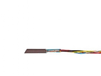 cts kabel 2x2x0,6 brun skærme - CTS Kabel 2x2x0,6 Brun, UV bestandig - (500 meter) N - A