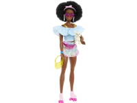 Bilde av Mattel Barbie-dukke På Rulleskøyter Med En Hund Hpl77