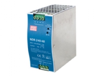 MEAN WELL DR-240-48 - Strømforsyning (DIN-skinnemonterbar) - AC 100-240 V - 240 watt - aktiv PFC