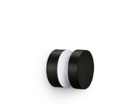Philips Laven-vegglampe, 6 W, Vegglys, Sort, Rustfritt stål, IP44, Fasade, Hage, Terrasse, II