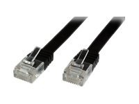 MicroConnect UltraFlat - Nettverkskabel - RJ-45 (hann) til RJ-45 (hann) - 1 m - UTP - CAT 6 - med støvel, flat - svart PC tilbehør - Kabler og adaptere - Nettverkskabler