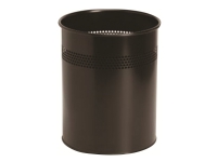 Papirkurv TWIN Metal 15 ltr. sort