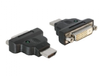 Delock - Video adapter - DVI-D hunn til HDMI hann PC tilbehør - Kabler og adaptere - Adaptere