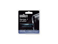 Braun Series 1 10B - Reservefolie og -skjærer - for barbermaskin - svart - for Braun FreeControl 1775, 190 Series 1 190, 190s-1 Hårpleie - Skjegg/hårtrimmer - Blader for barberhøvler