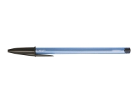 BIC Cristal SOFT - Kulepenn - svart - 1.2 mm - medium (en pakke 50)
