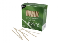 PAPSTAR pure - Omrører - 14 cm - engangs (pakke med 1000)