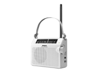 Sangean-PR-D6 - Personlig radio - 1 watt - hvit TV, Lyd & Bilde - Stereo - Radio (DAB og FM)