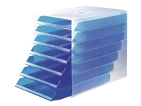 Bilde av Durable Idealbox Indigo - Brevbakke - For C4 - Gjennomskinnelig Blå