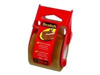 Bilde av Scotch Original Packaging Tape Buff With Dispenser - Dispenser Med Pakketape - 50 Mm X 20 M - Brungul
