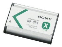 Sony NP-BX1 - Batteri - Li-Ion - 1240 mAh - for Sony ZV-1, ZV-1F Cyber-shot DSC-HX95, HX99, RX100, WX700 VLOGCAM ZV-1G Foto og video - Foto- og videotilbehør - Batteri og ladere