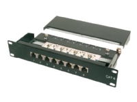 DIGITUS - Koblingspanel - CAT 6 - STP - RJ-45 X 8 - 1U - 10 PC tilbehør - Nettverk - Patch panel
