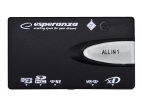 Esperanza EA129 - Kortleser - alt-i-1 (MMC, RS-MMC, SD, SDHC, SDXC, MS, MS Duo, MS PRO Duo, xD, CF, Microdrive) - USB 2.0