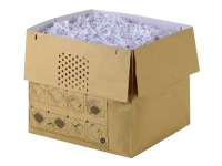 Makuleringspose Rexel, resirkulert papir, 80 L, pakke med 50 stk. Kontormaskiner - Kontormaskiner - Tilbehør for makulering