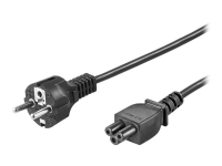 Bilde av Goobay Nk 114 S-180 - Strømkabel - Iec 60320 C5 Til Power Cee 7/7 (hann) - Ac 250 V - 1.8 M - Svart