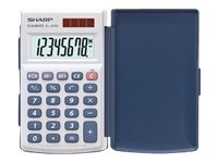 Sharp EL-243S - Lommekalkulator - 8 sifre - solpanel, batteri Kalkulator