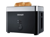 Graef TO 62 - Brødrister - 2 skive - 2 Holdere - sort